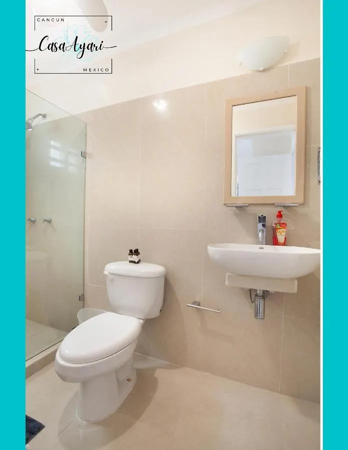 Casa Ayari - 3 Habitaciones - 2 A 6 Personas - Wifi- Ac (Adults Only) Cancun 0*,  Mexico