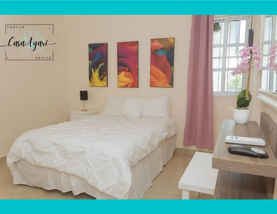 Casa Ayari - 3 Habitaciones - 2 A 6 Personas - Wifi- Ac (Adults Only) Cancun Apartment