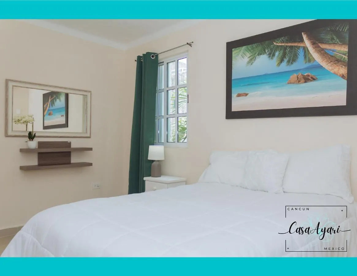 Casa Ayari - 3 Habitaciones - 2 A 6 Personas - Wifi- Ac (Adults Only) Cancun Apartment