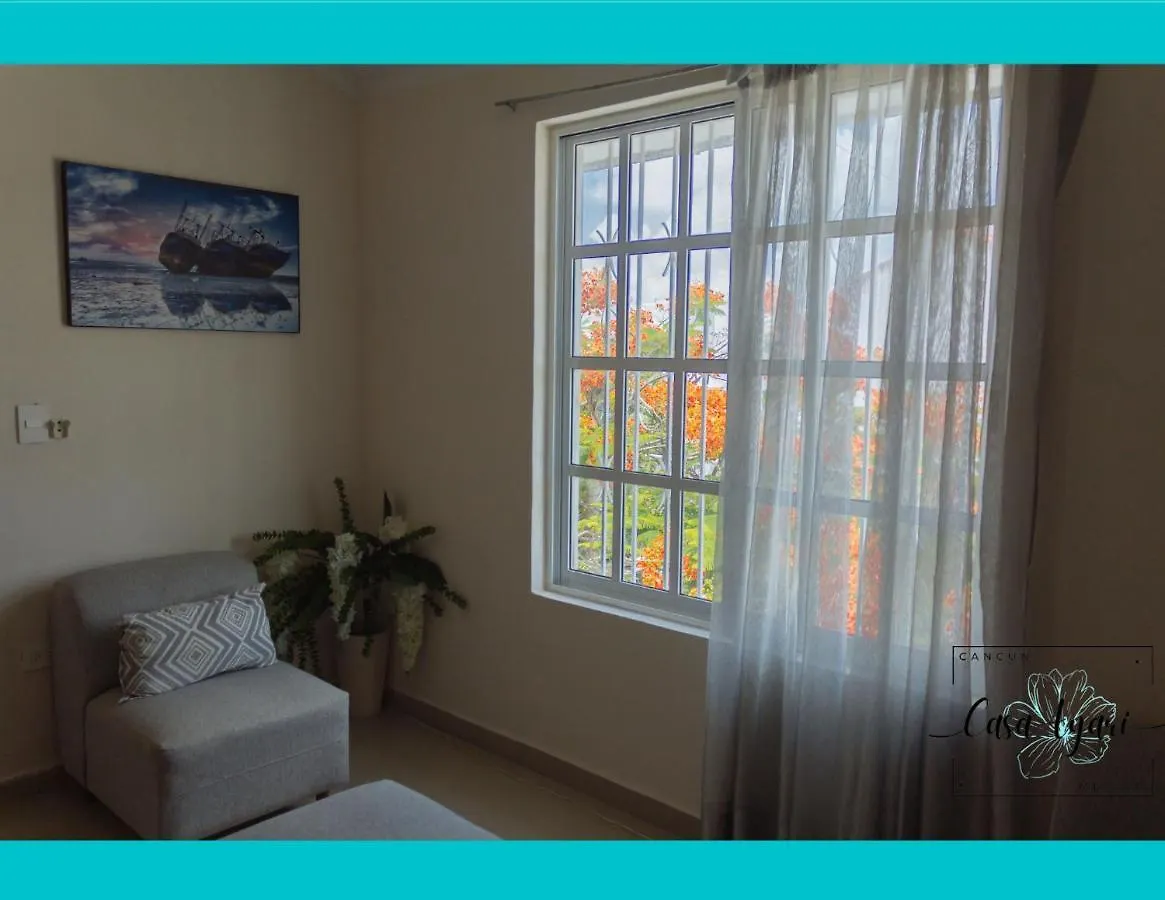 Casa Ayari - 3 Habitaciones - 2 A 6 Personas - Wifi- Ac (Adults Only) Cancun Mexico