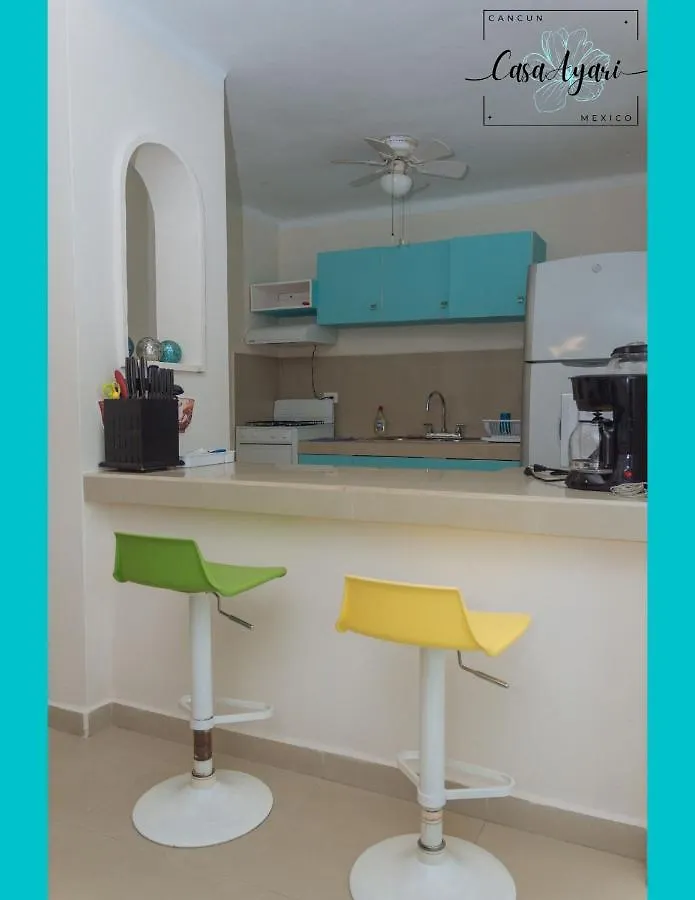 Casa Ayari - 3 Habitaciones - 2 A 6 Personas - Wifi- Ac (Adults Only) Cancún
